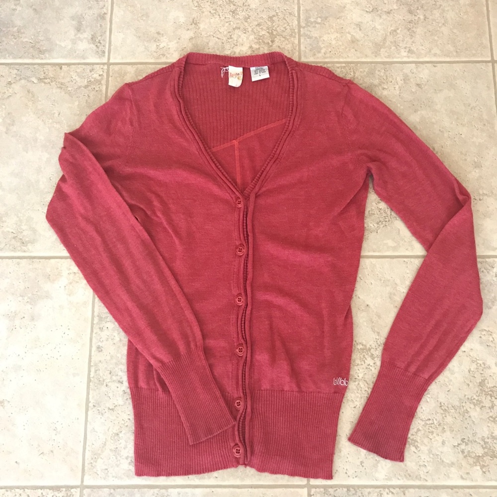Billabong Red Cardigan